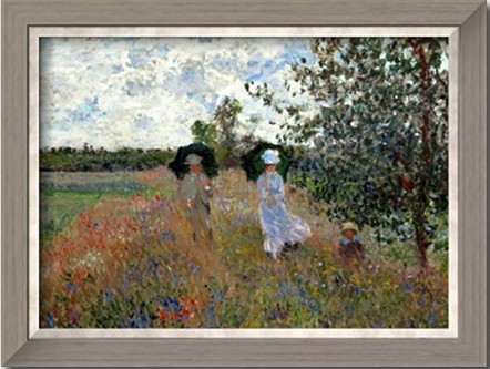 Promenade Near Argenteuil, 1873-Claude Monet Painting